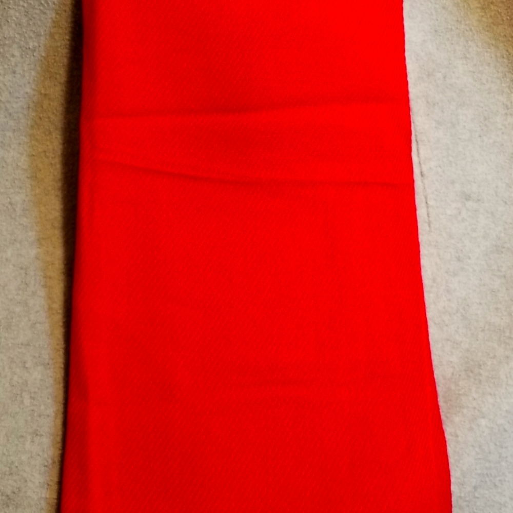 Women's Red Pashmina/Slik Scarf - New and Unworn  Business Overstock